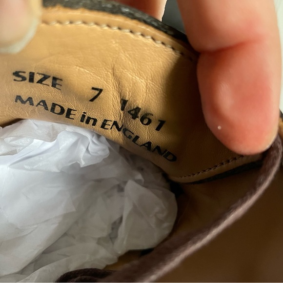 Dr Martens England Made RIPPLE Wave-Sole #1461 Oxfords/Boots/ Shoes - Picture 7 of 14